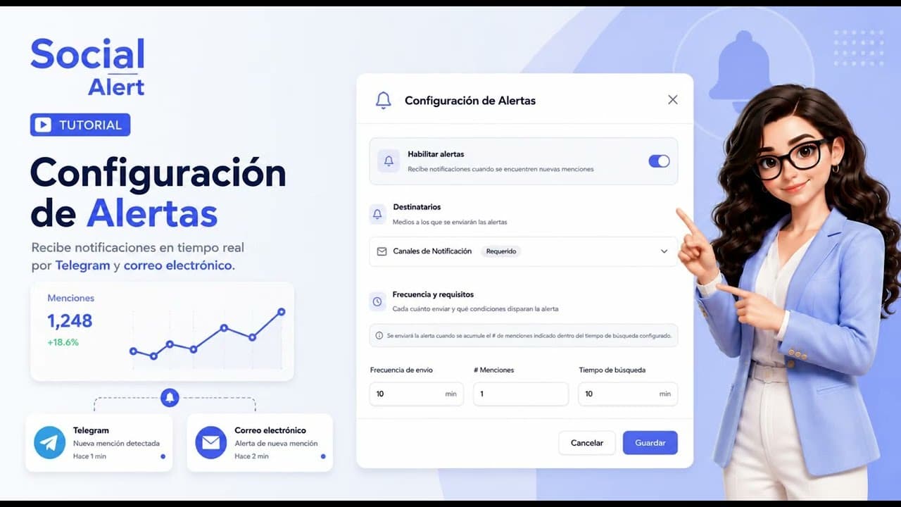 Configuración de alertas en tiempo real