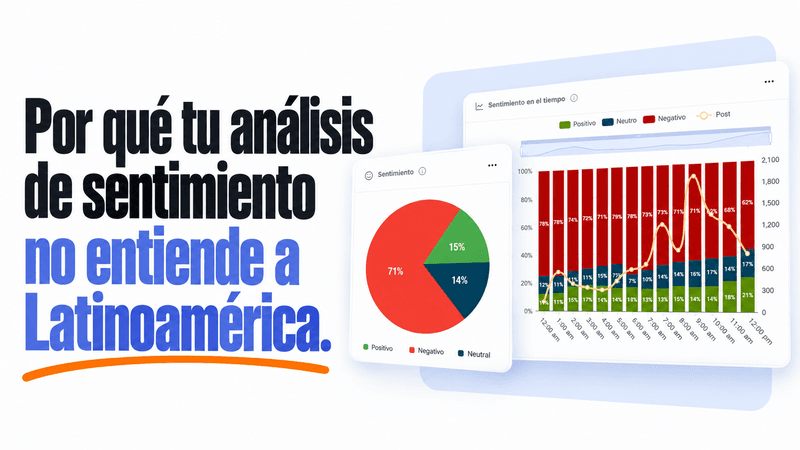 Por qué tu análisis de sentimiento no entiende a Latinoamérica.